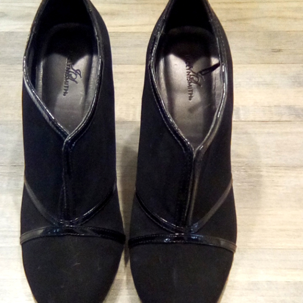 Jaclyn Smith Suede High Heels Booties shoes Size 6.5M